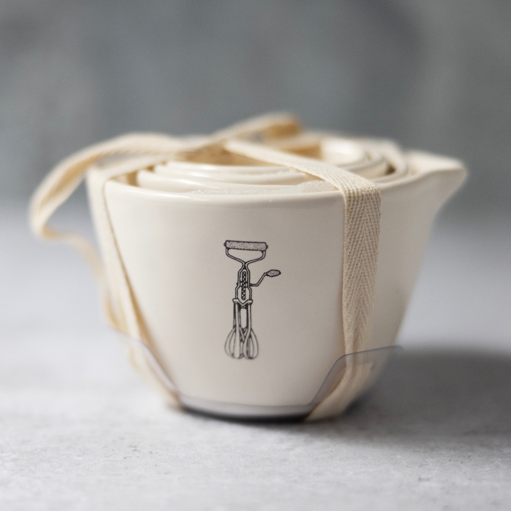 Rae Dunn ICON Measuring Cups Artisan Collection Ceramic Farmhouse NEW